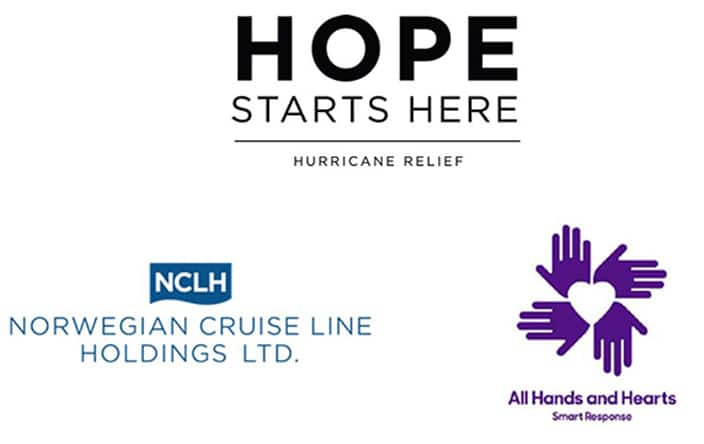 NORWEGIAN CRUISE LINE HOLDINGS LTD. COMMITS TO $1 MILLION FOR HURRICANE RELIEF FOR THE BAHAMAS