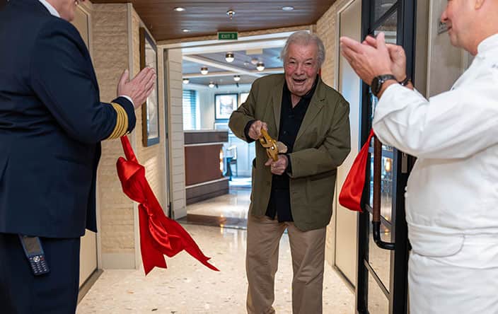 Oceania Cruises® Unveils Reprise of Its Original French Restaurant, Jacques, With Ribbon-Cutting Ceremony on New Ship, Oceania Allura™