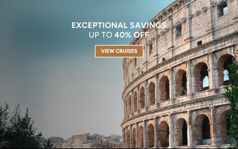Oceania Cruises Exceptional Savings offer, Up to 40% off