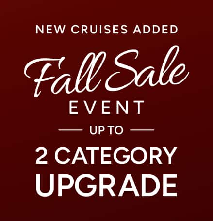 Oceania Cruises Fall Sale Event, Up to 2 Category Upgrade
