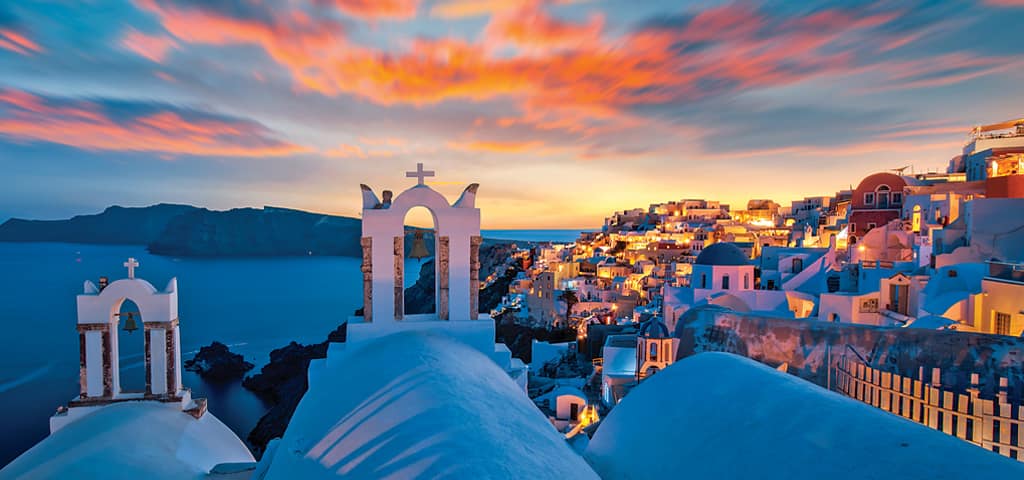 Oceania Cruises to Santorini, Greece, Around the World Cruise