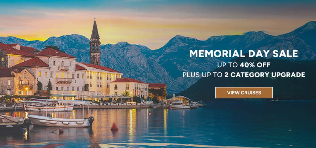 Oceania Cruises Memorial Day Sale, Up to 40% off plus up to a 2 category upgrade