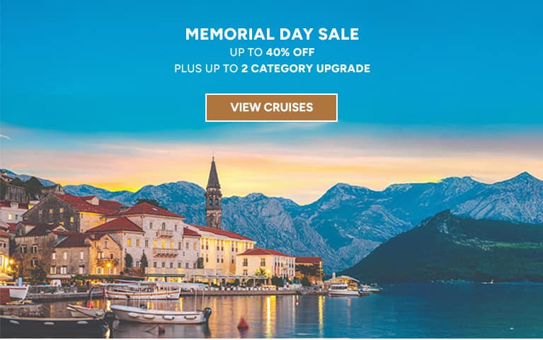 Oceania Cruises Memorial Day Sale, Up to 40% off plus up to a 2 category upgrade