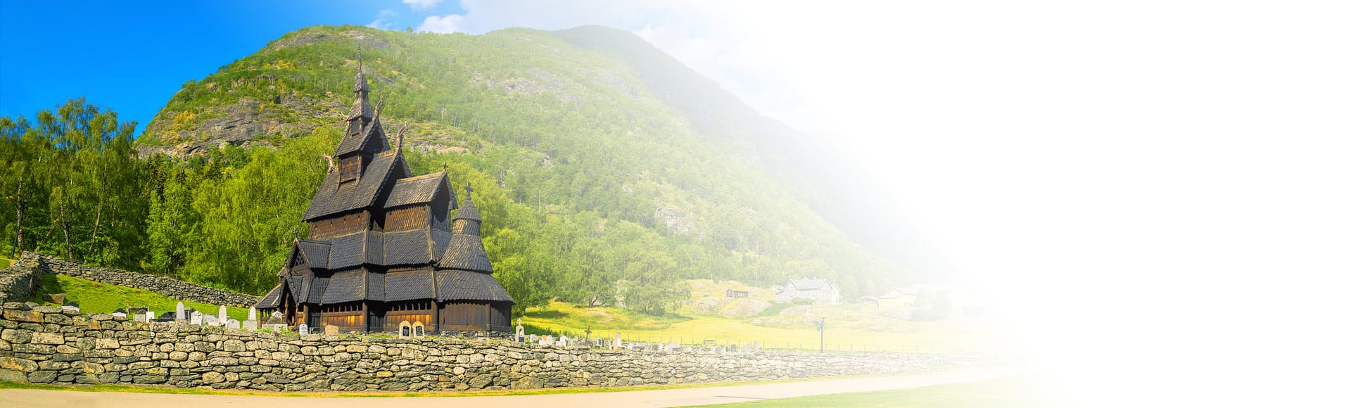 See the carving traditions of the Vikings at the Borgund Stave church on a Norse Fjord cruise  vacation.