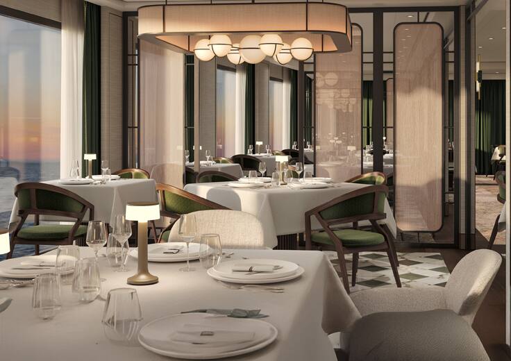 Jacques Restaurant on Oceania Sonata