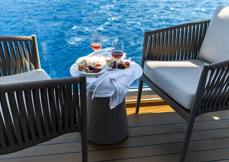 Concierge level veranda on oceania cruises