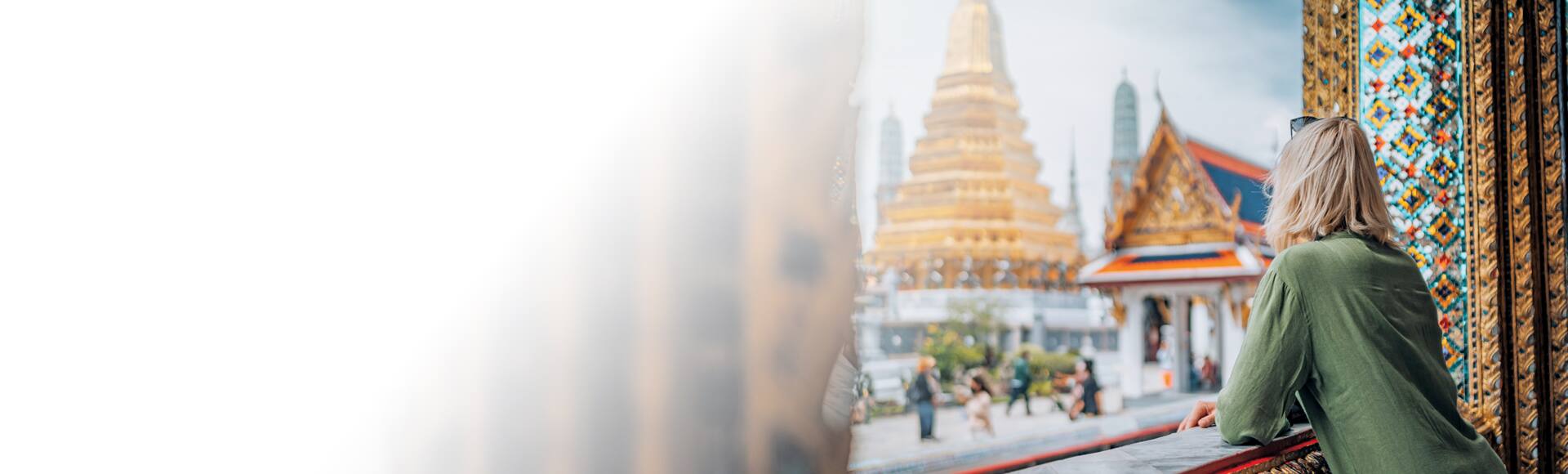 Women doing a shore excursion in Thailand