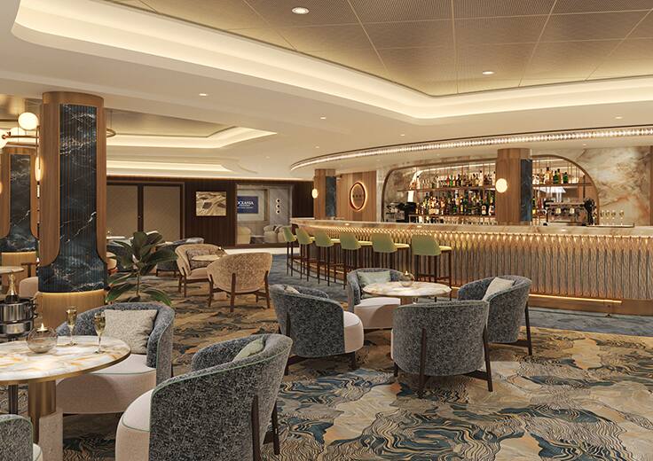 Founders Bar on Oceania Sonata