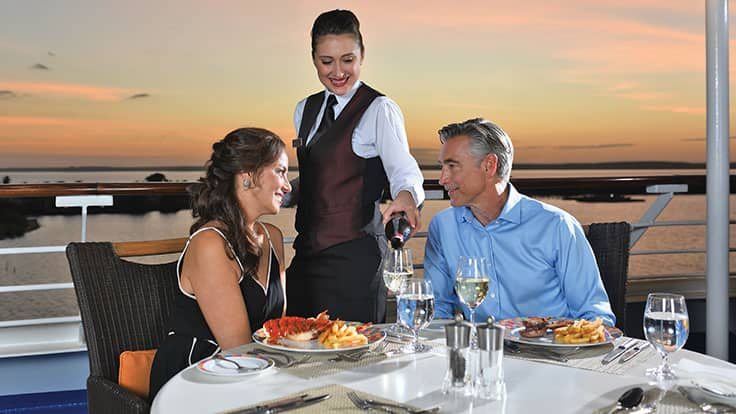 The luxury of casual onboard Nautica