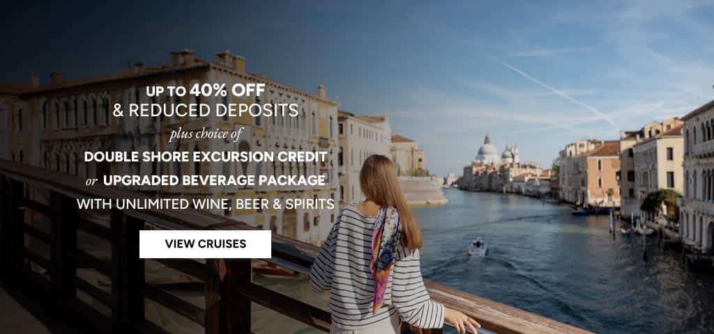Oceania Cruises Upgrade Your Experience offer. Cruises to the Mediterranean.