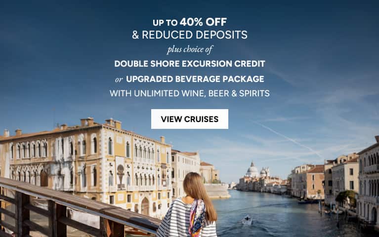 Oceania Cruises Upgrade Your Experience offer. Cruises to the Mediterranean.